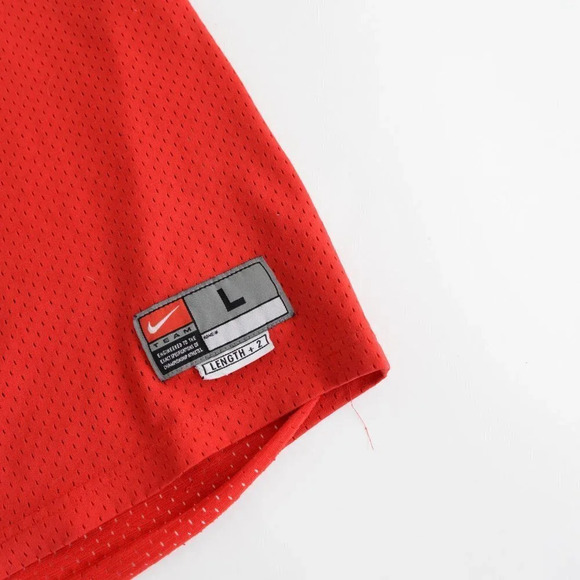 Vintage Nike Red Check Chicago Bulls Tyson Chandler 2001 NBA Home Jersey Size LG - Picture 5 of 12